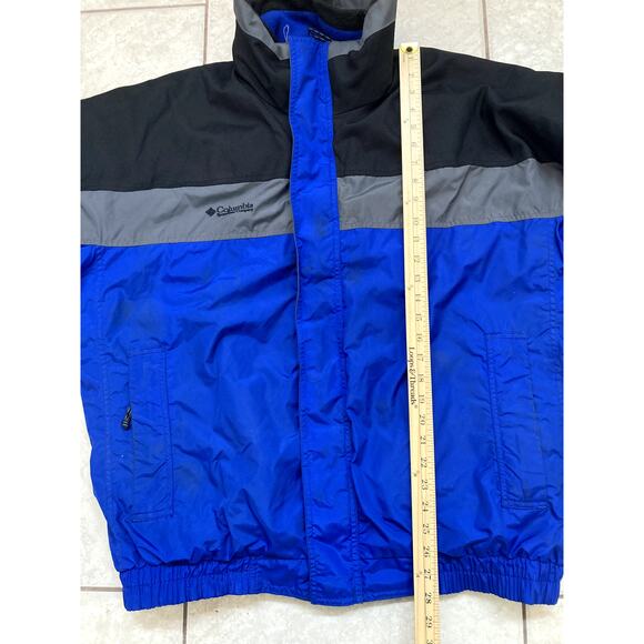 Vintage Columbia Anorak Jacket Mens Large 3 in 1 Bugaboo Blue Black Ski Winter - Picture 4 of 16